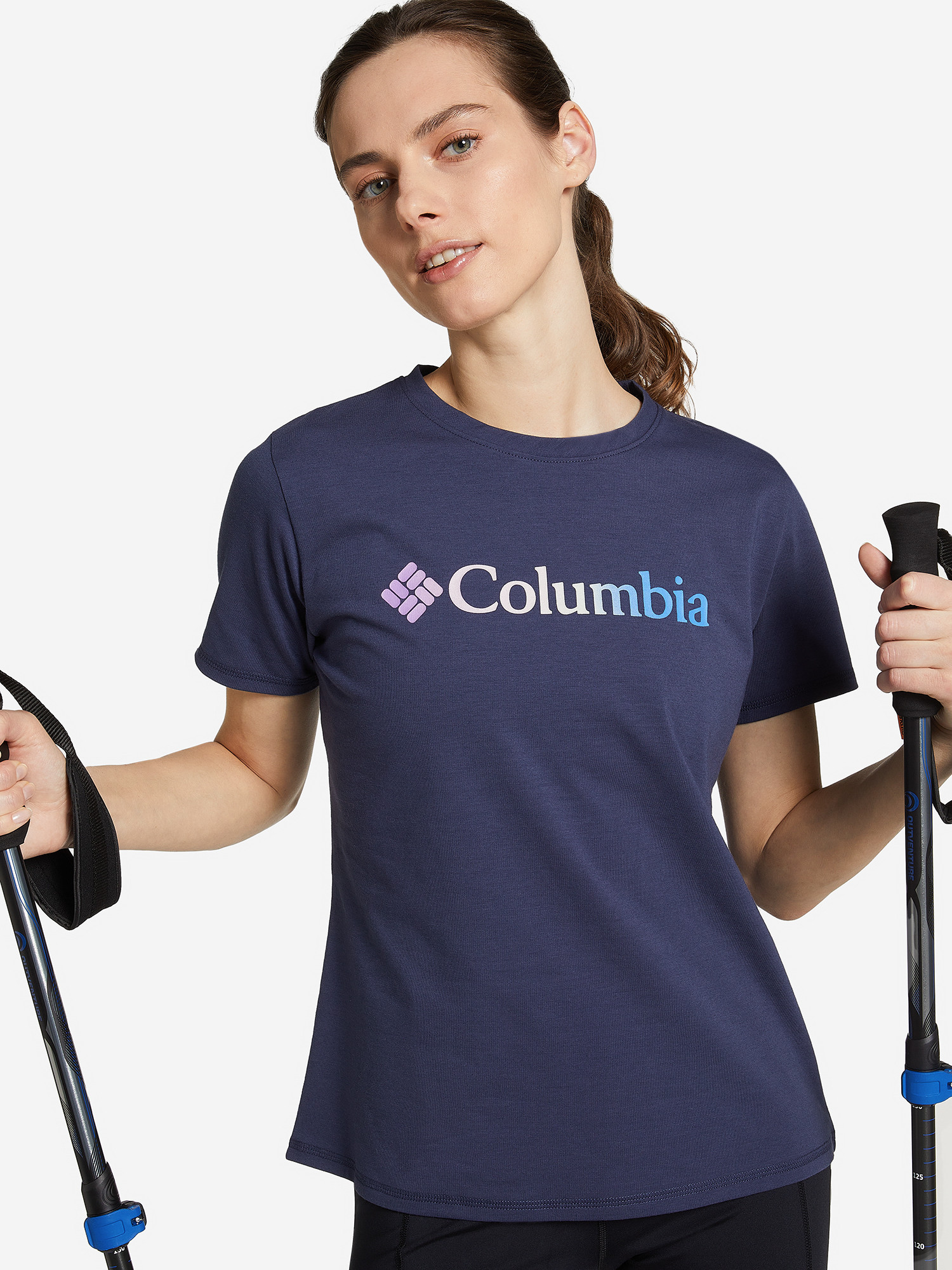 Футболка женская Columbia Sun Trek SS Graphic Tee