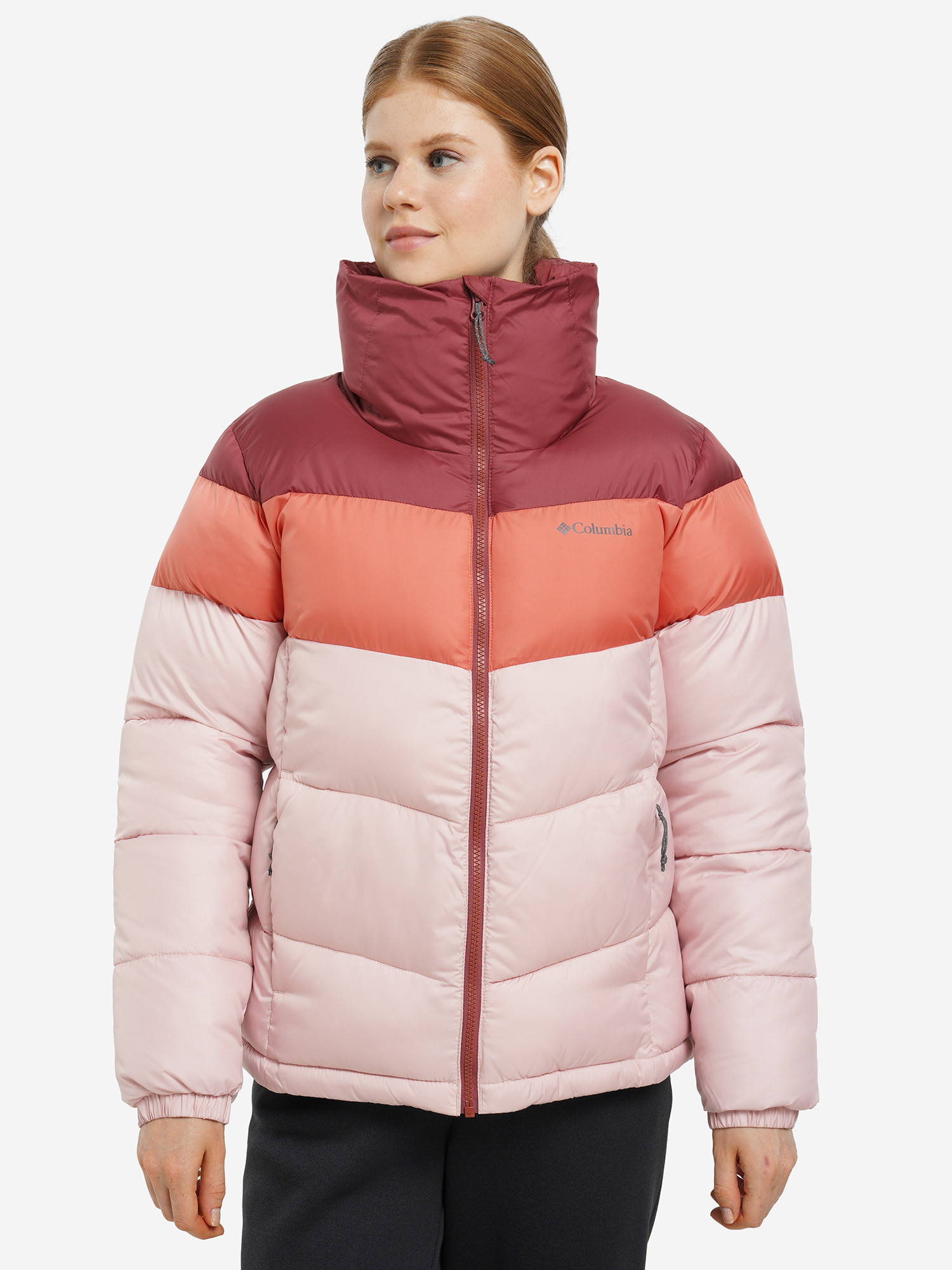 Куртка утепленная женская Columbia Puffect Color Blocked Jacket