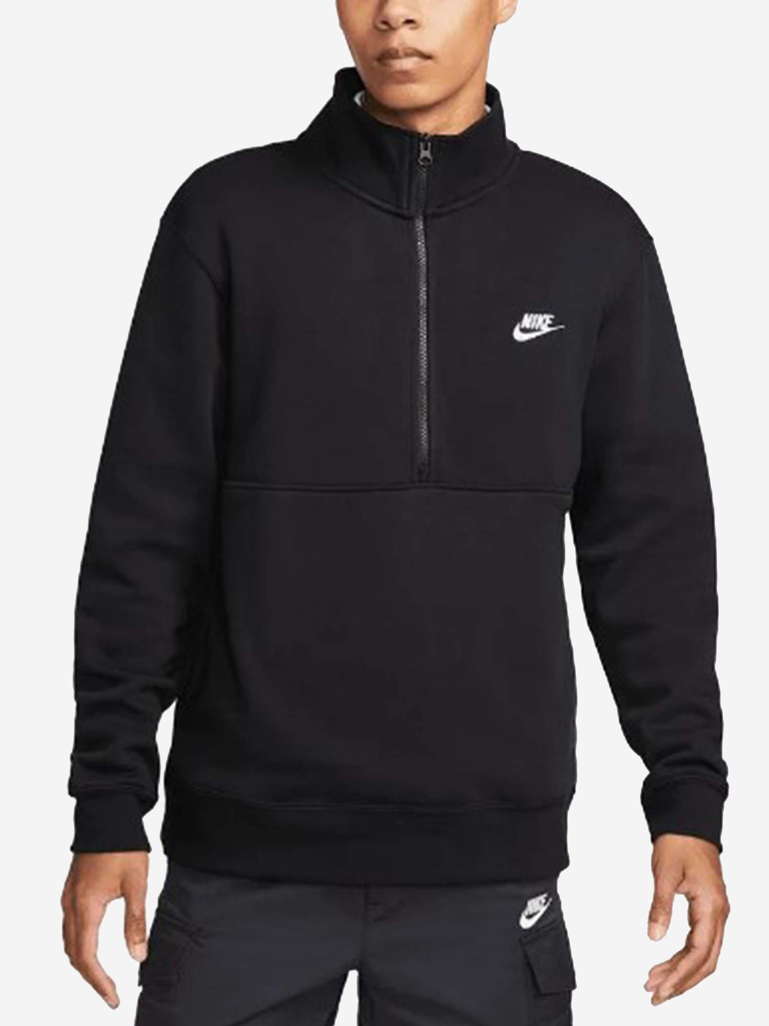 Свитшот мужской Nike Club Fleece Half-Zip Sweatshirt