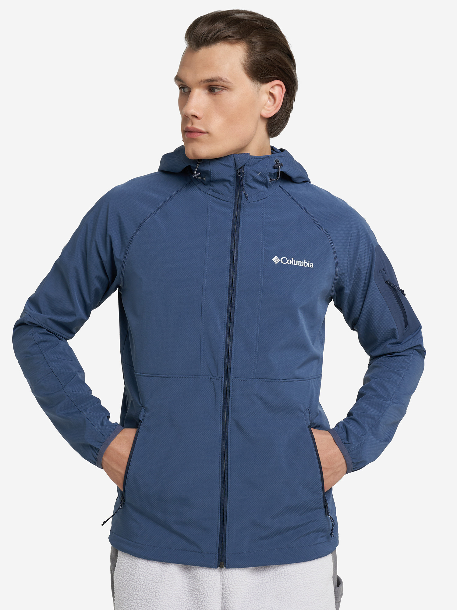 Куртка софтшелл чоловіча Columbia Tall Heights Hooded Softshell