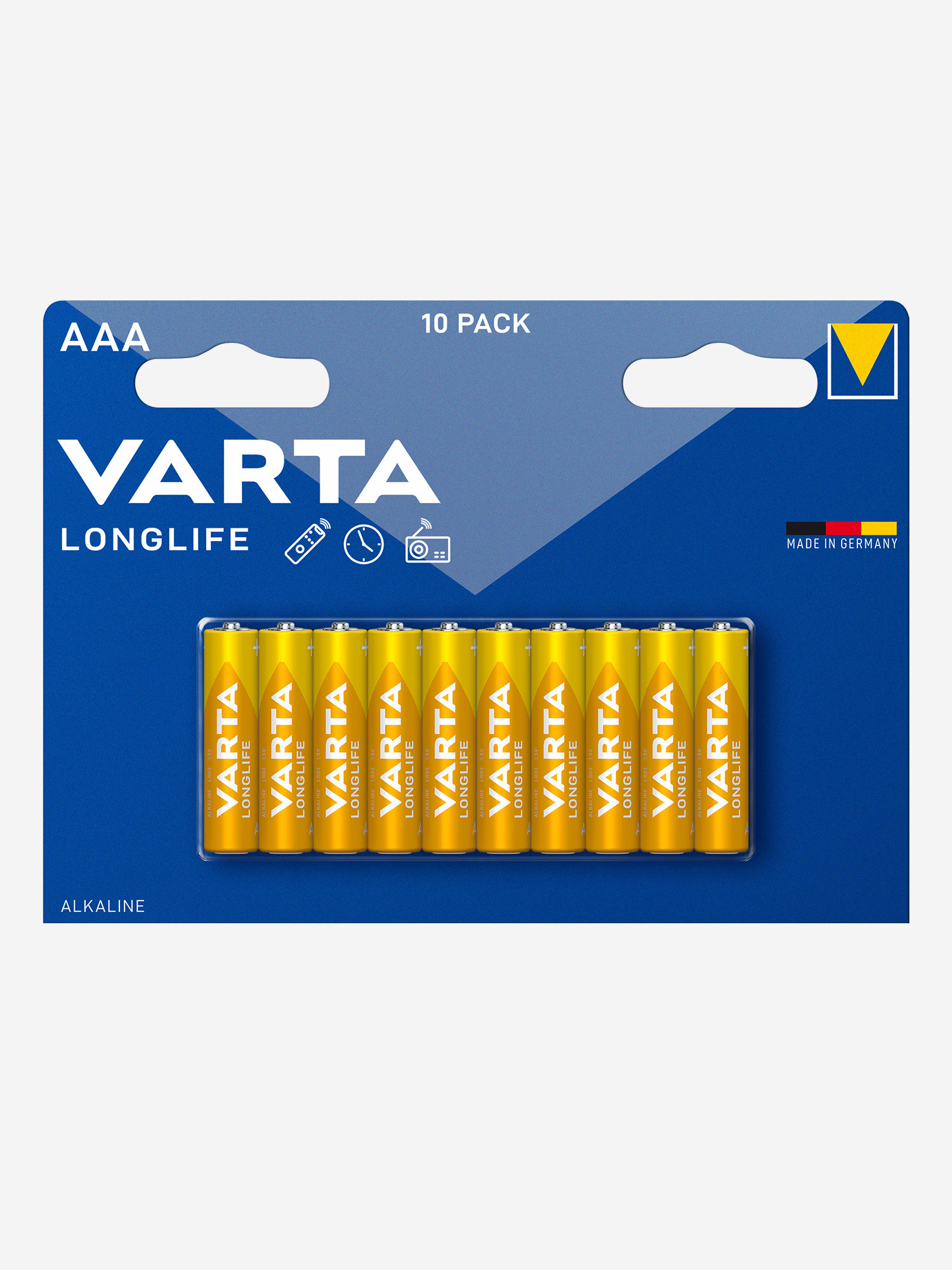 Батарейки Varta Longlife AAA, 10 шт