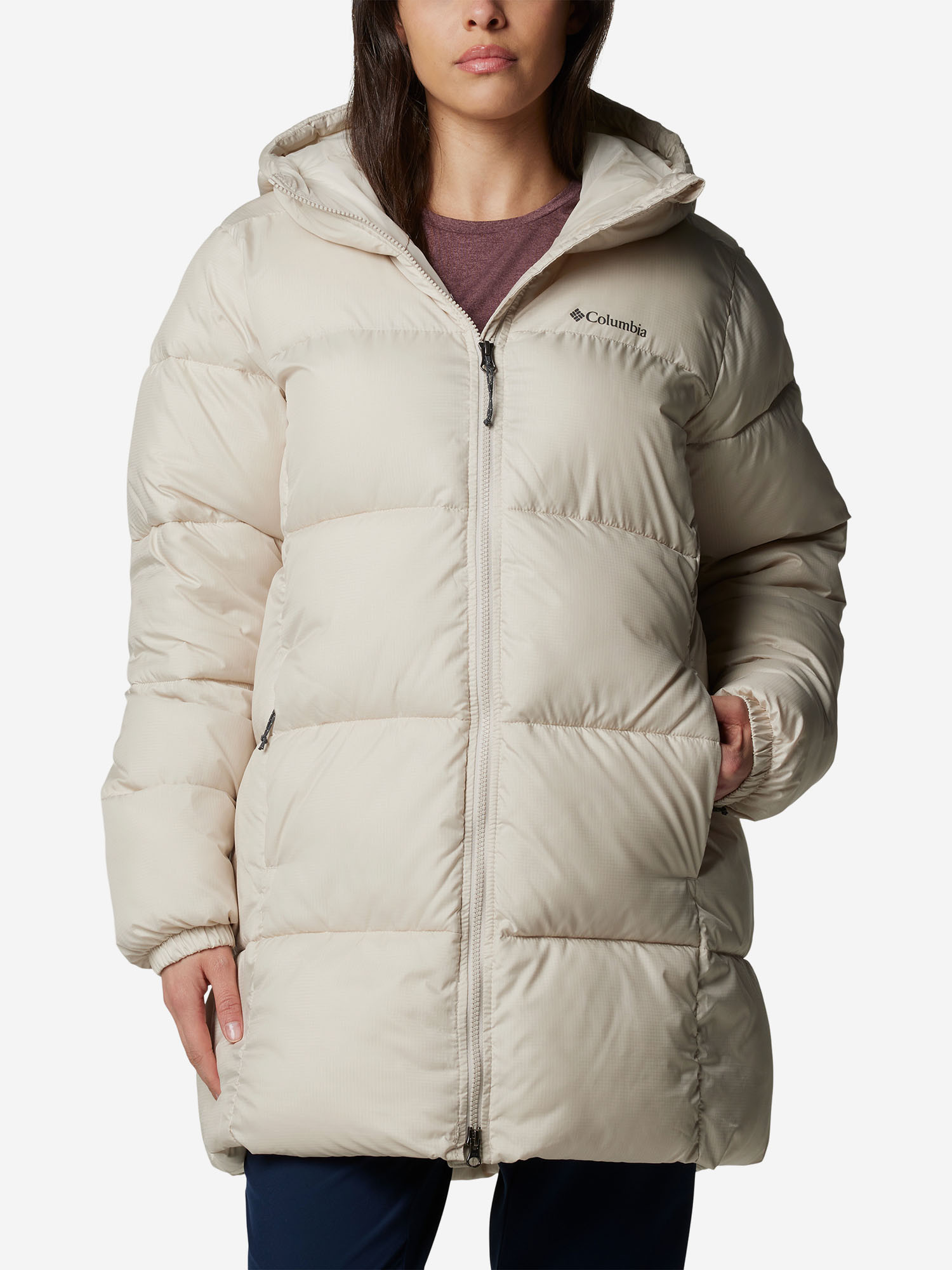 Куртка утепленная женская Columbia Puffect II Mid Hooded Jacket