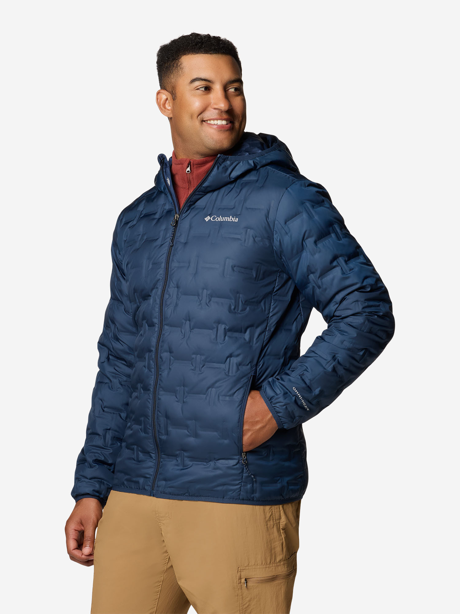 Пуховик мужской Columbia Delta Ridge II Down Hooded Jacket