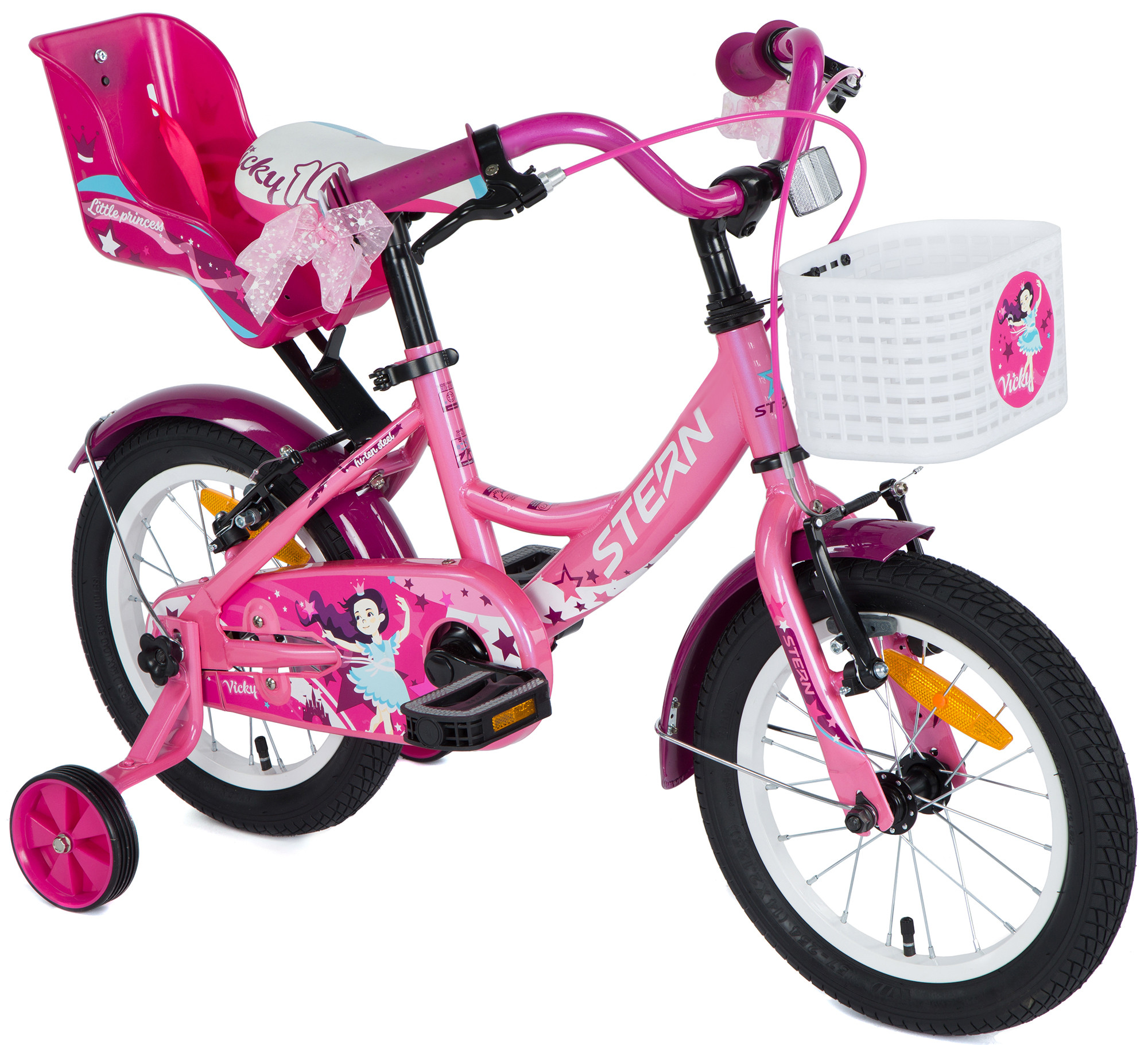 "Велосипед для дівчаток Stern Vicky 14"""