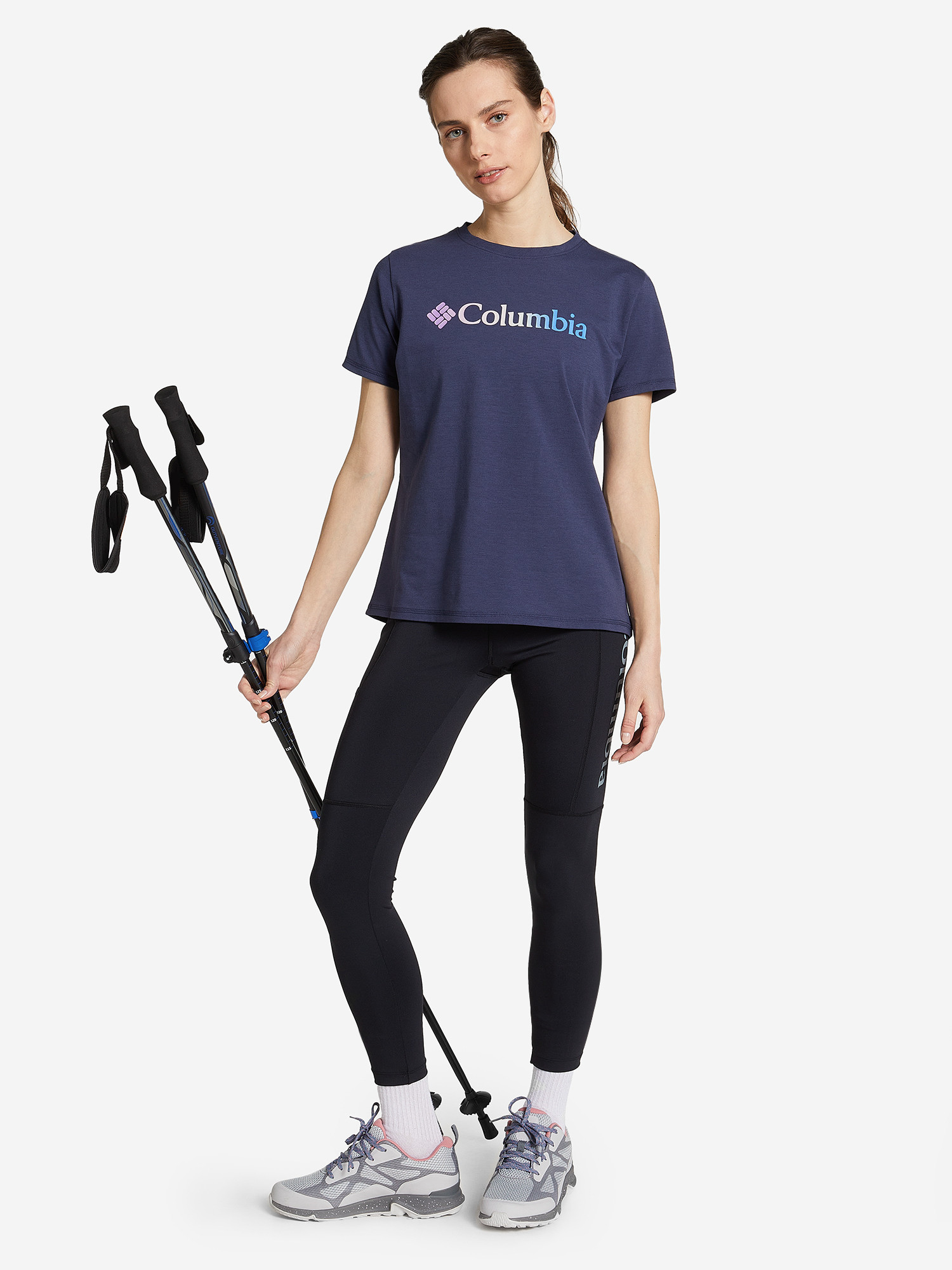 Футболка женская Columbia Sun Trek SS Graphic Tee