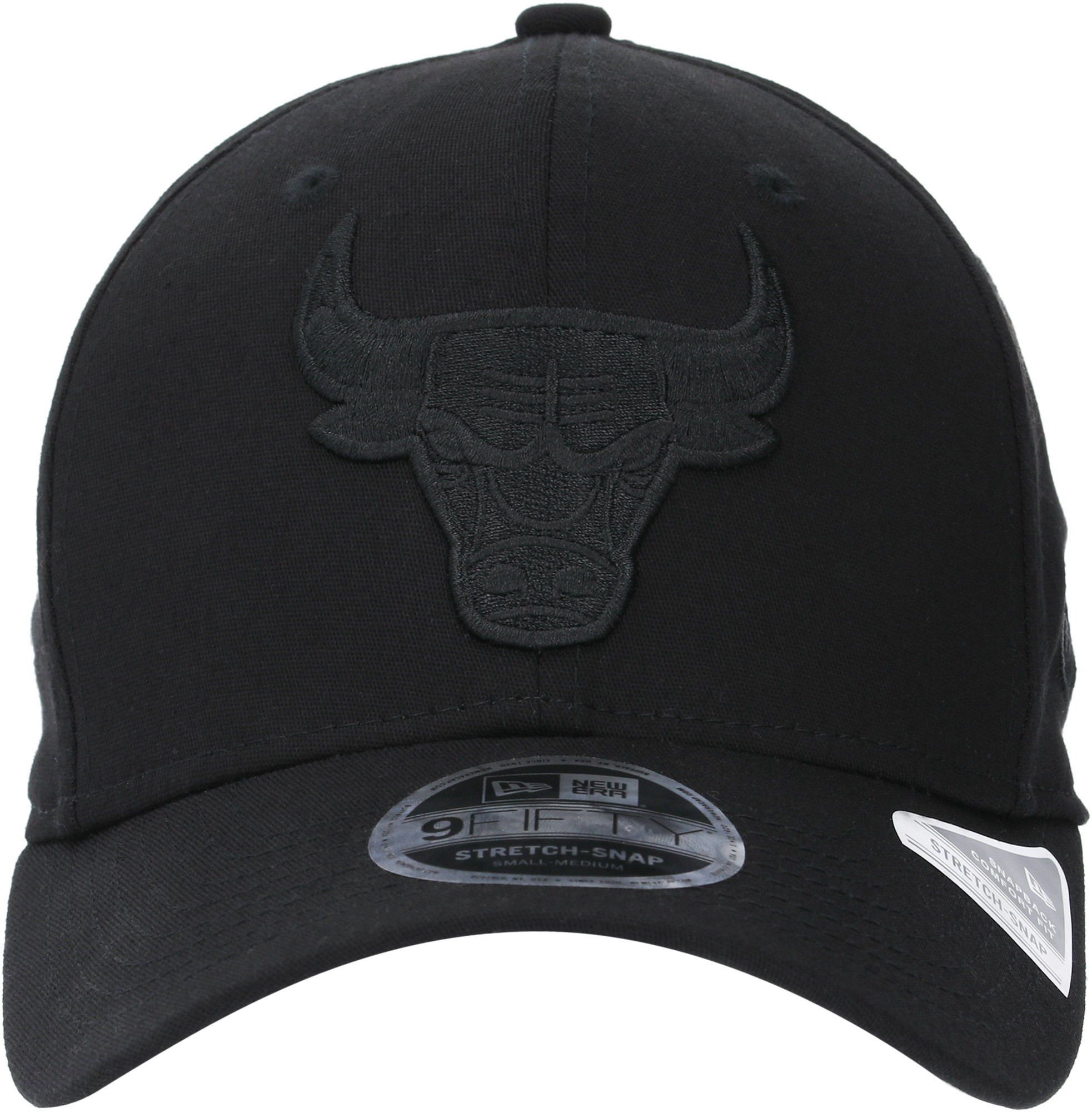 Бейсболка мужская New Era Tonal Black 9Fifty Stretch