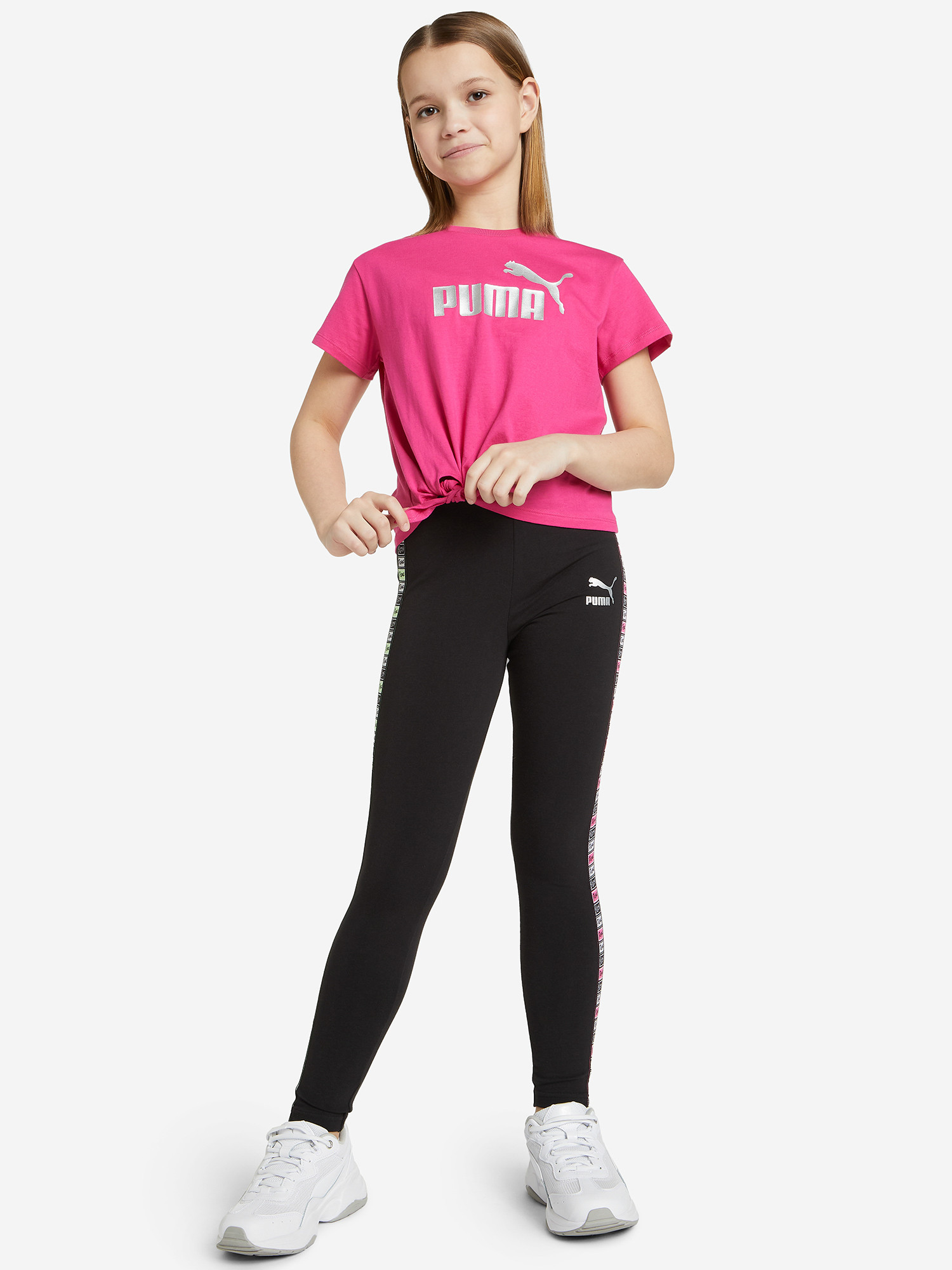 Футболка для девочек PUMA Ess+ Logo