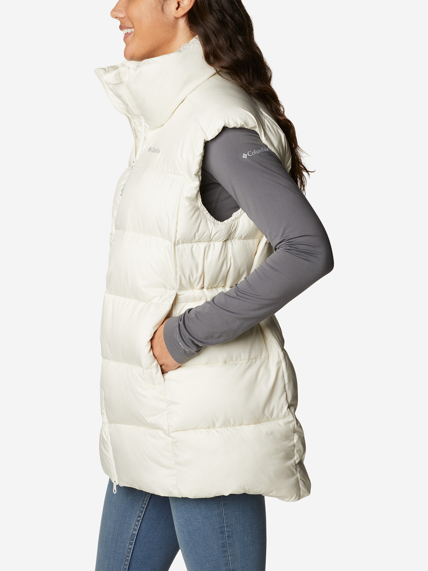 Жилет утеплений жіночий Columbia Puffect Mid Vest