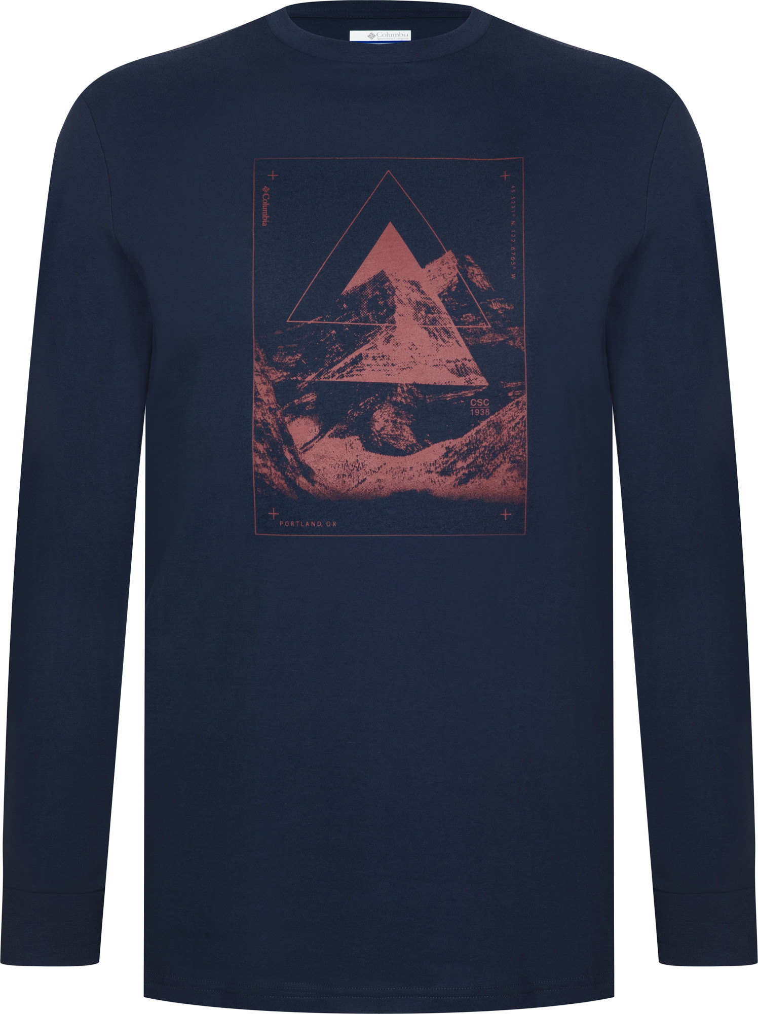 Лонгслів чоловічий Columbia Blue Reef LS Graphic Tee