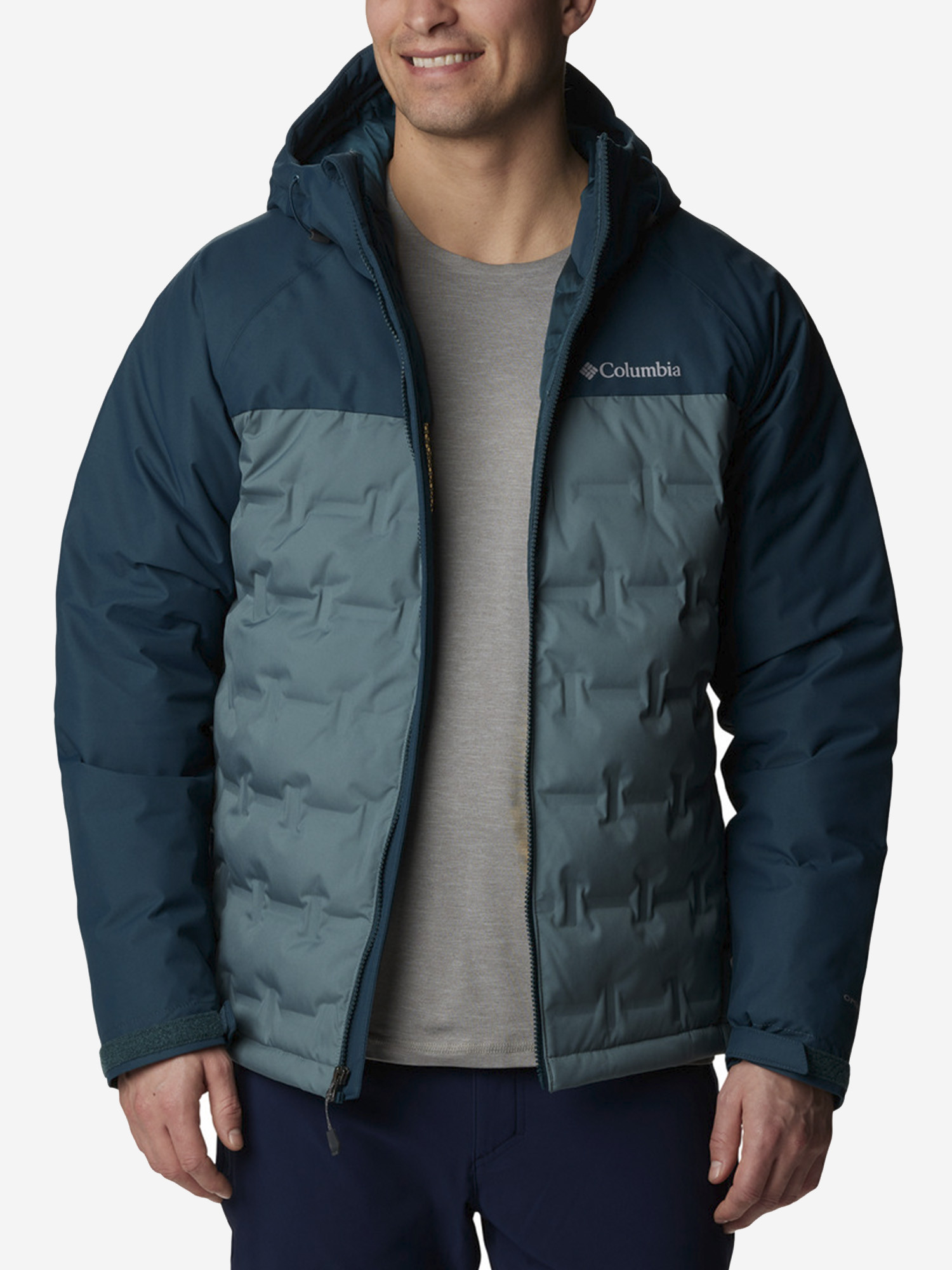 Пуховик чоловічий Columbia Grand Trek II Down Hooded Jacket