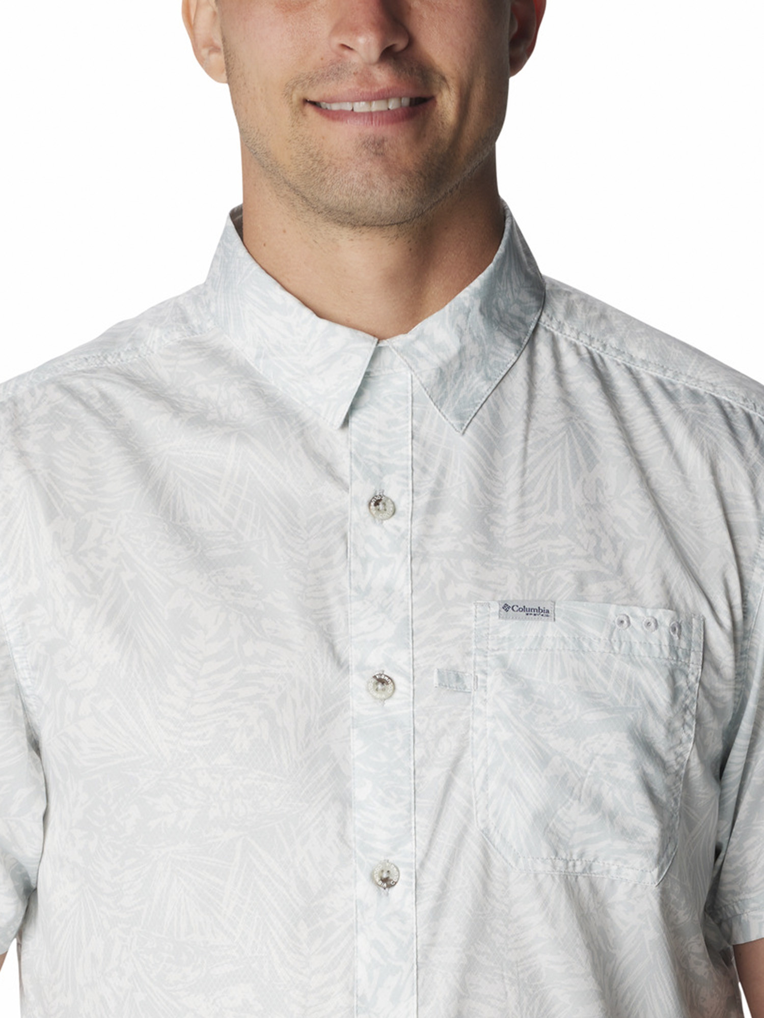 Рубашка с коротким рукавом мужская Columbia Super Slack Tide™ Camp Shirt