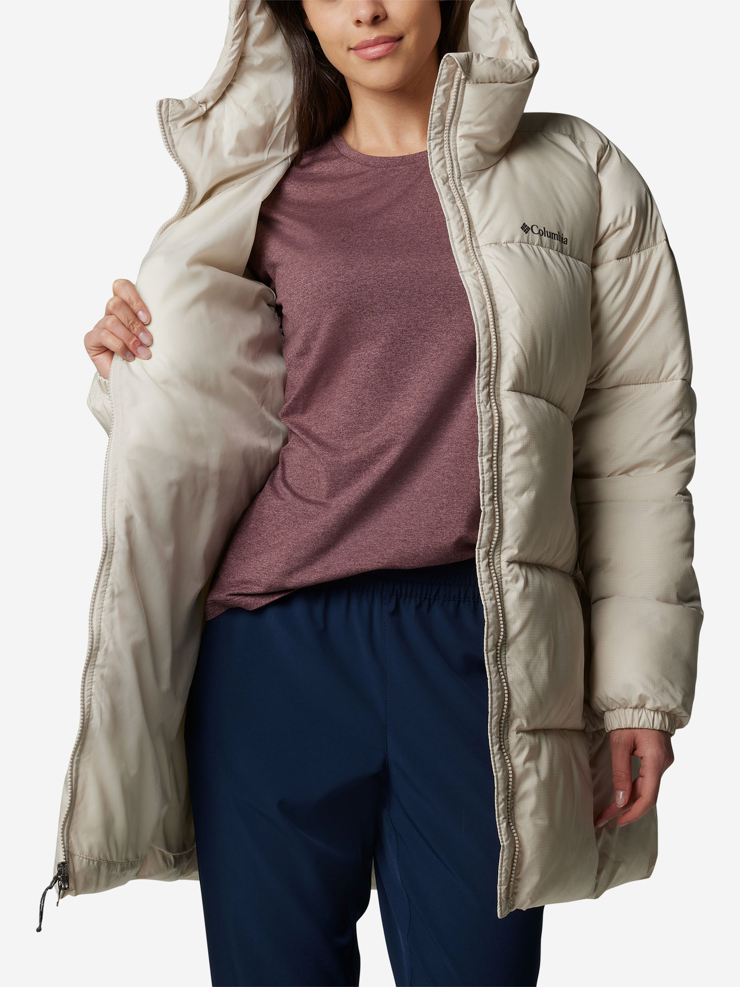 Куртка утеплена жіноча Columbia Puffect II Mid Hooded Jacket