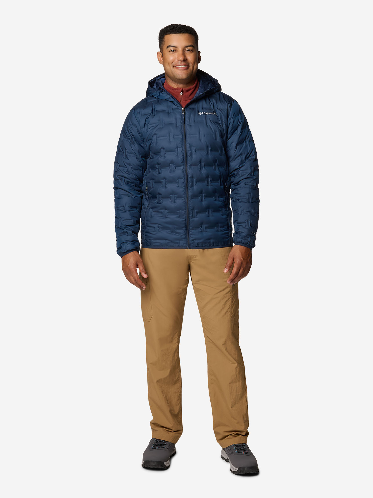 Пуховик мужской Columbia Delta Ridge II Down Hooded Jacket