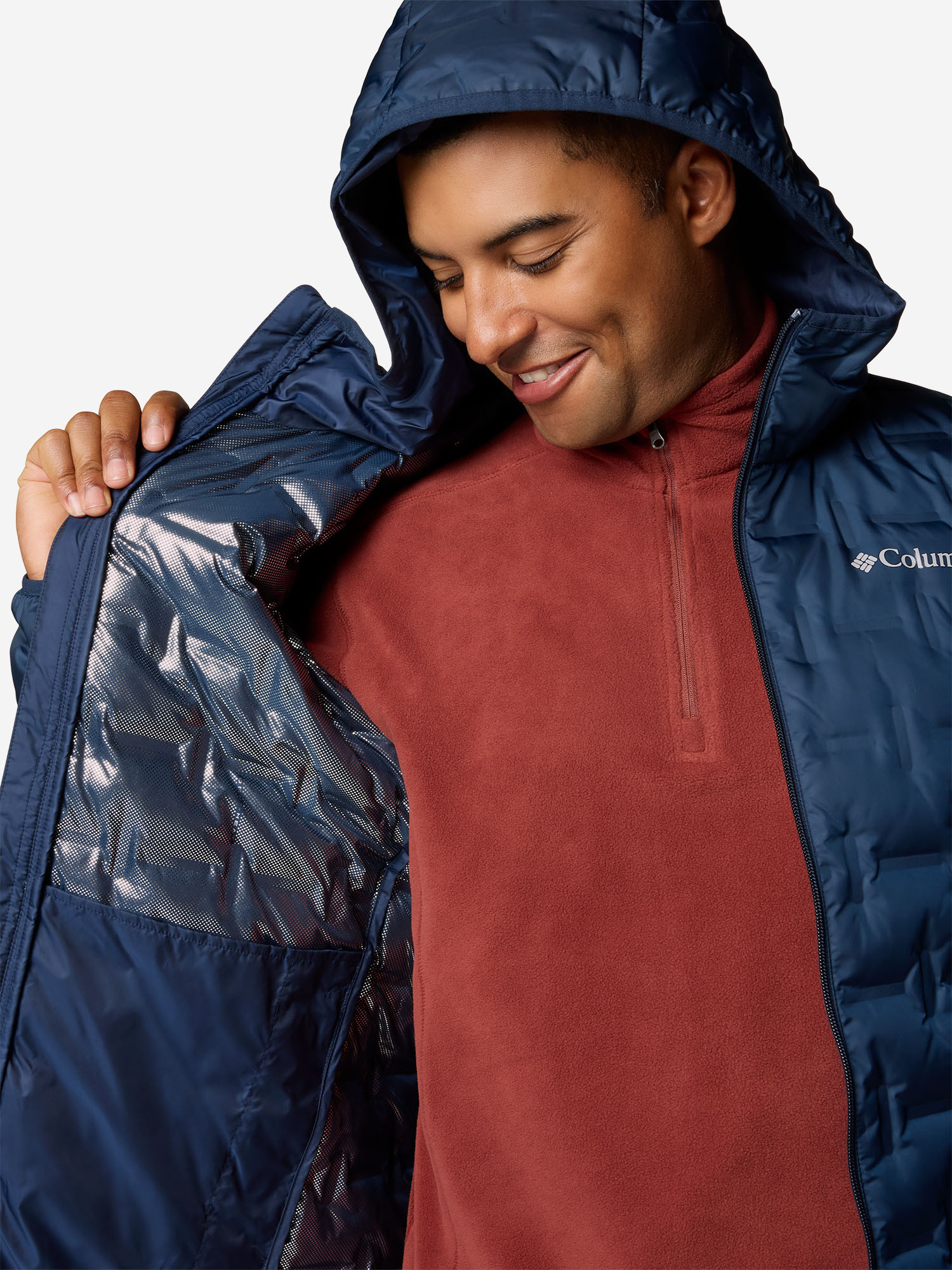 Пуховик мужской Columbia Delta Ridge II Down Hooded Jacket