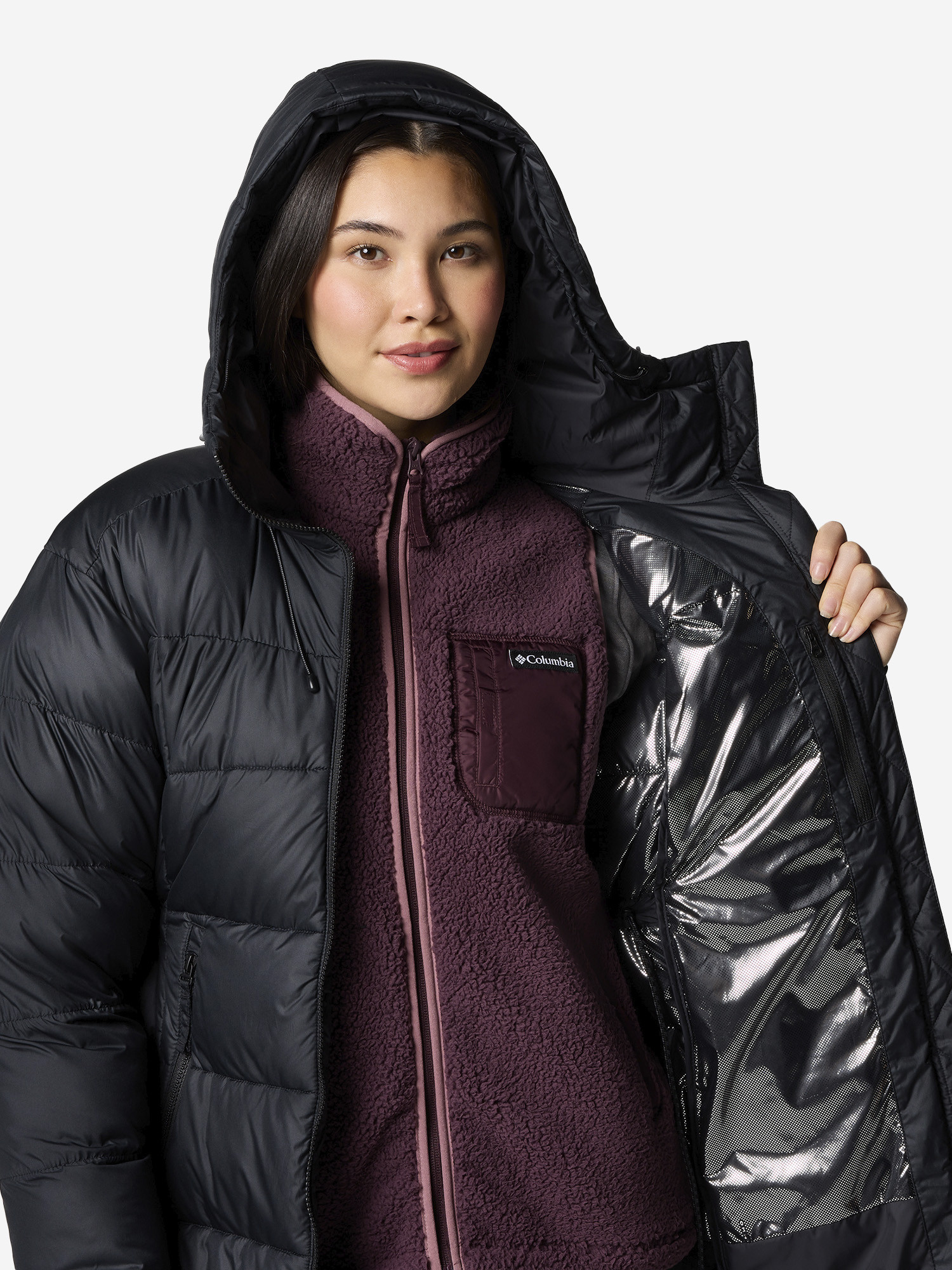 Пальто утеплене жіноче Columbia Pike Lake II Long Jacket