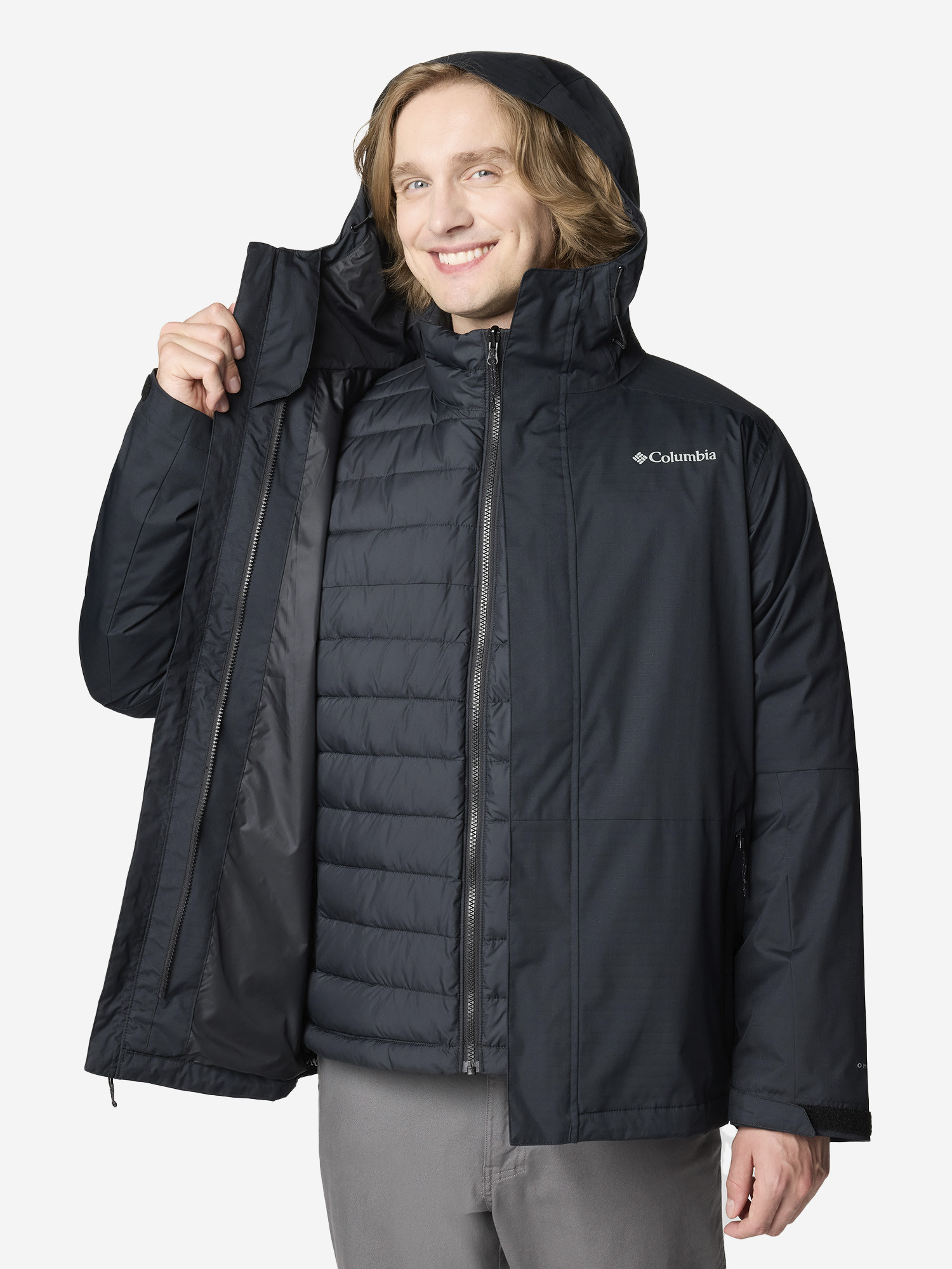 Куртка 3 в 1 чоловіча Columbia Point Park™ Interchange Jacket