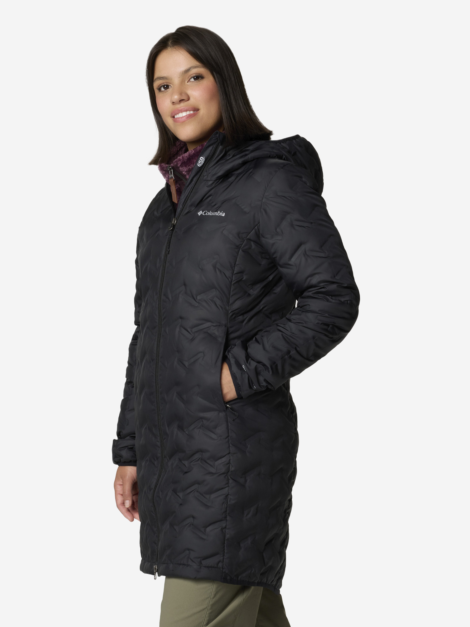 Пуховик жіночий Columbia Delta Ridge II Long Down Jacket