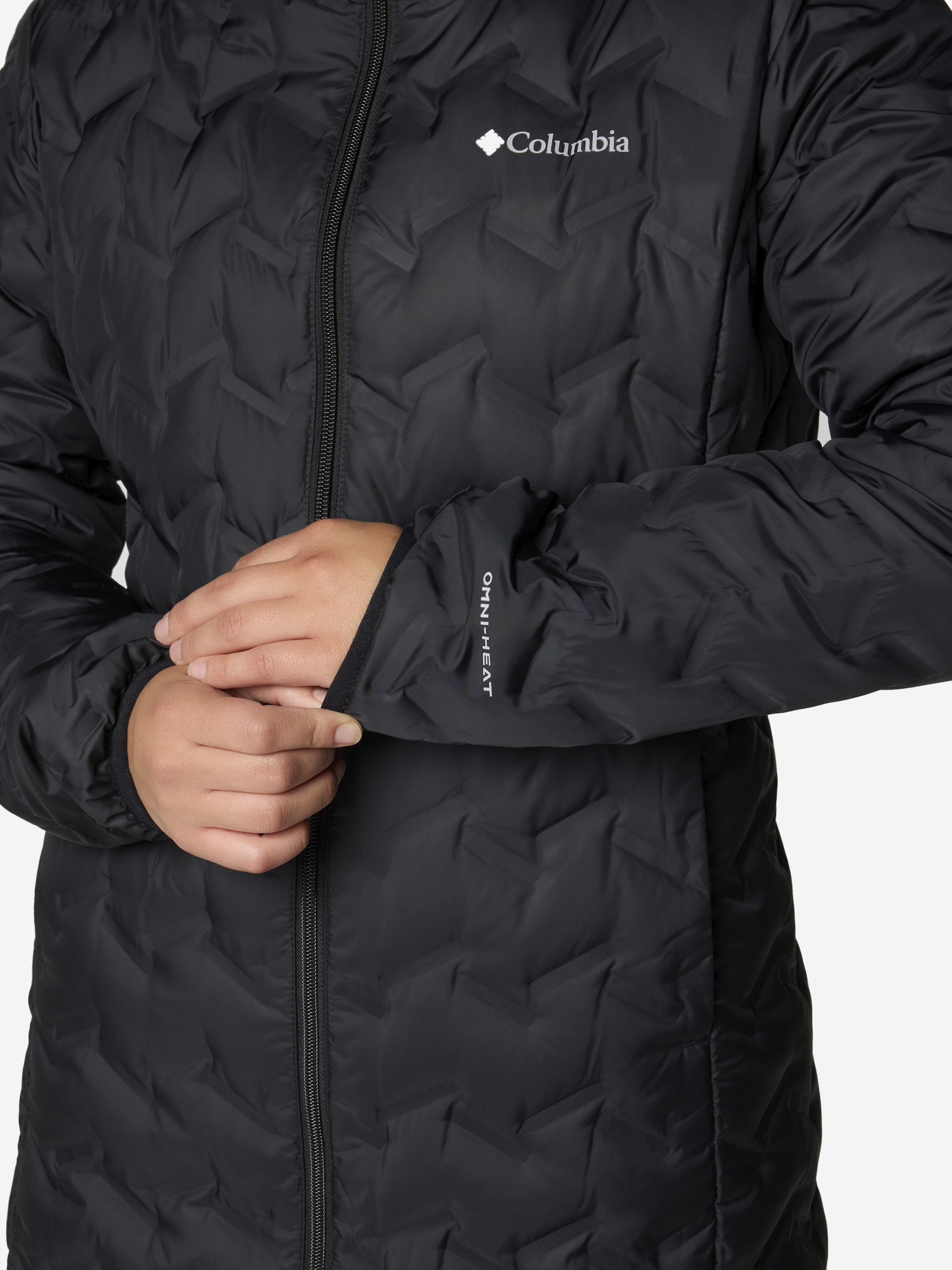 Пуховик жіночий Columbia Delta Ridge II Long Down Jacket