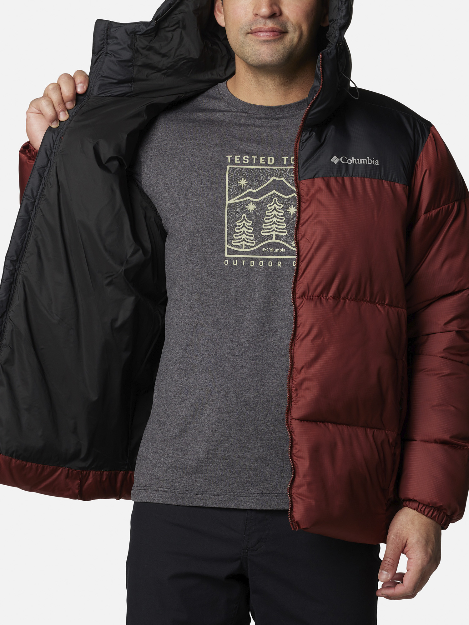 Куртка утеплена чоловіча Columbia Puffect II Hooded Jacket