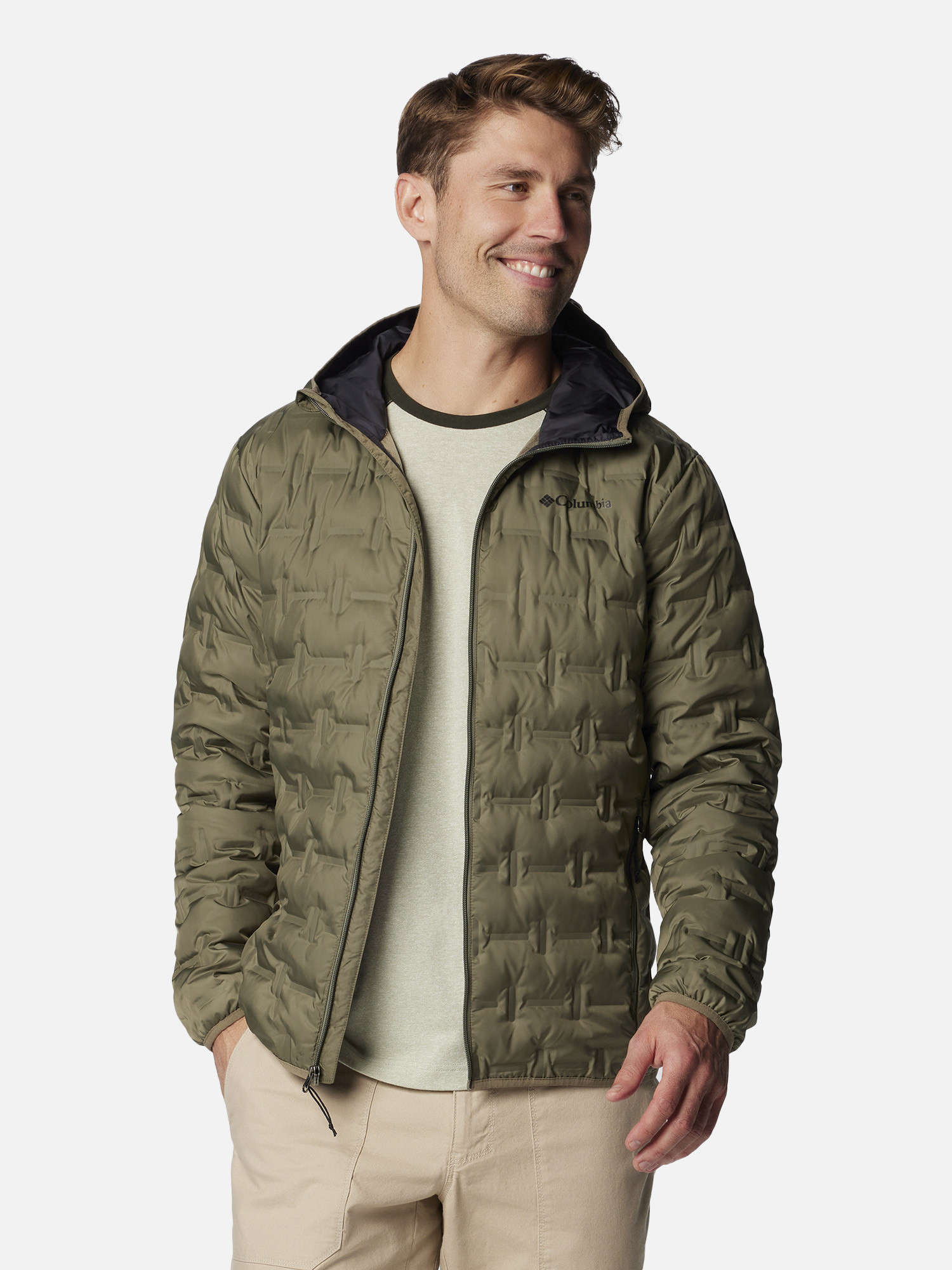 Пуховик мужской Columbia Delta Ridge II Down Hooded Jacket