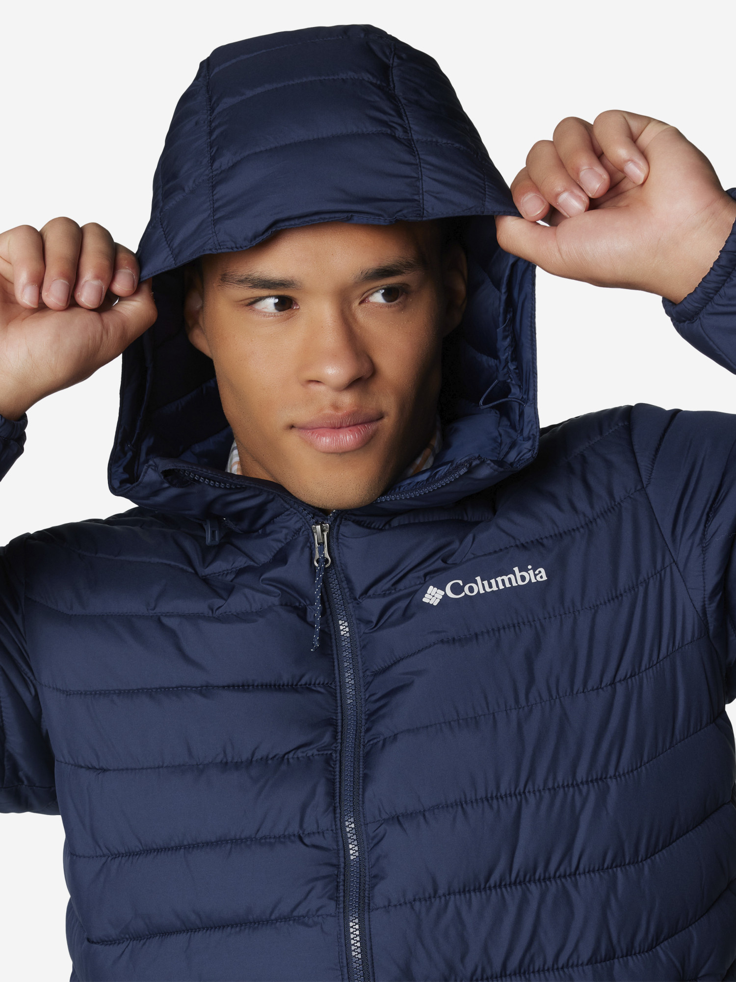 Куртка утеплена чоловіча Columbia Powder Lite II Hooded Jacket