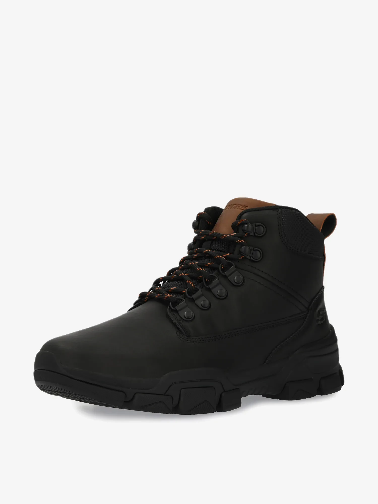 Ботинки мужские Skechers Round Toe Mid Top Lace Up Boo