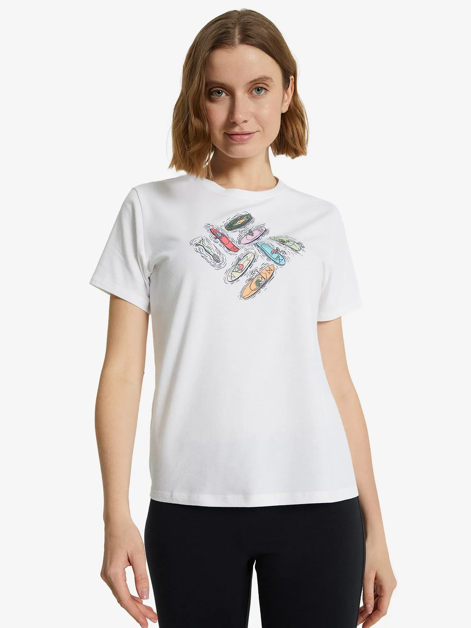 Футболка женская Columbia Sun Trek Ss Graphic Tee