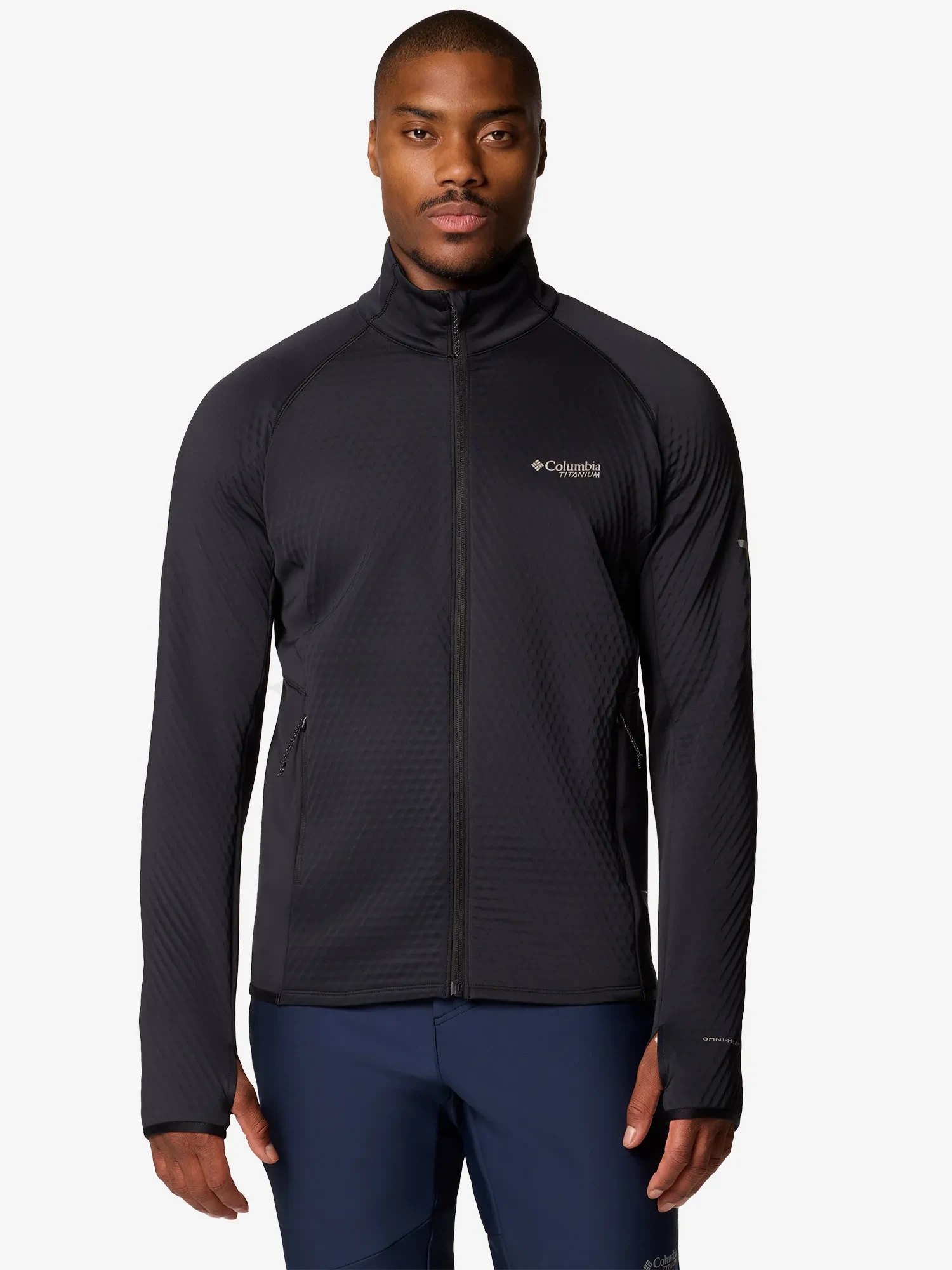 Джемпер флисовый мужской Columbia Crystal Leaf Omni-Heat Helix Full Zip