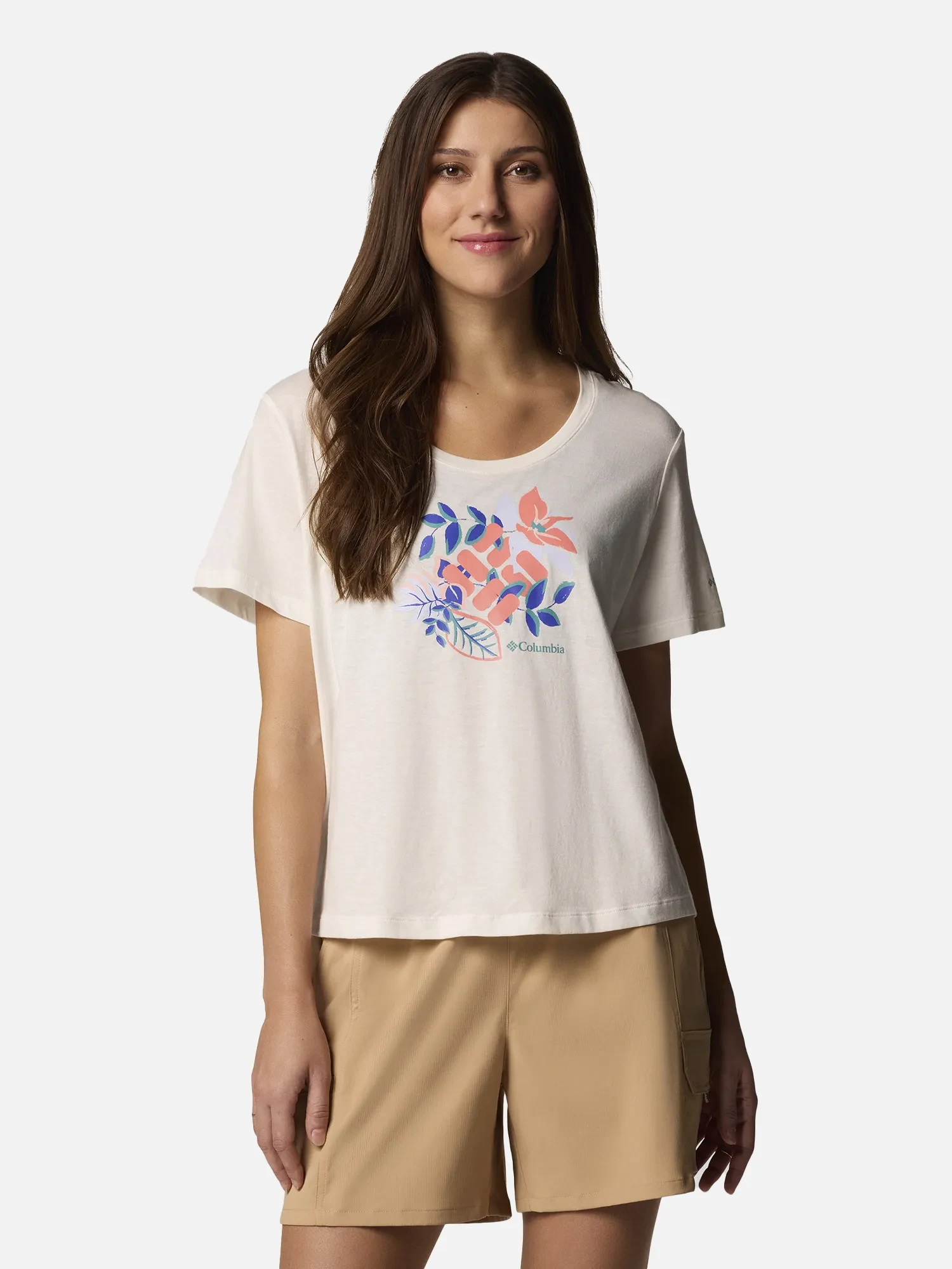 Футболка женская Columbia Ruby Springs™ Graphic Scoop Neck SS