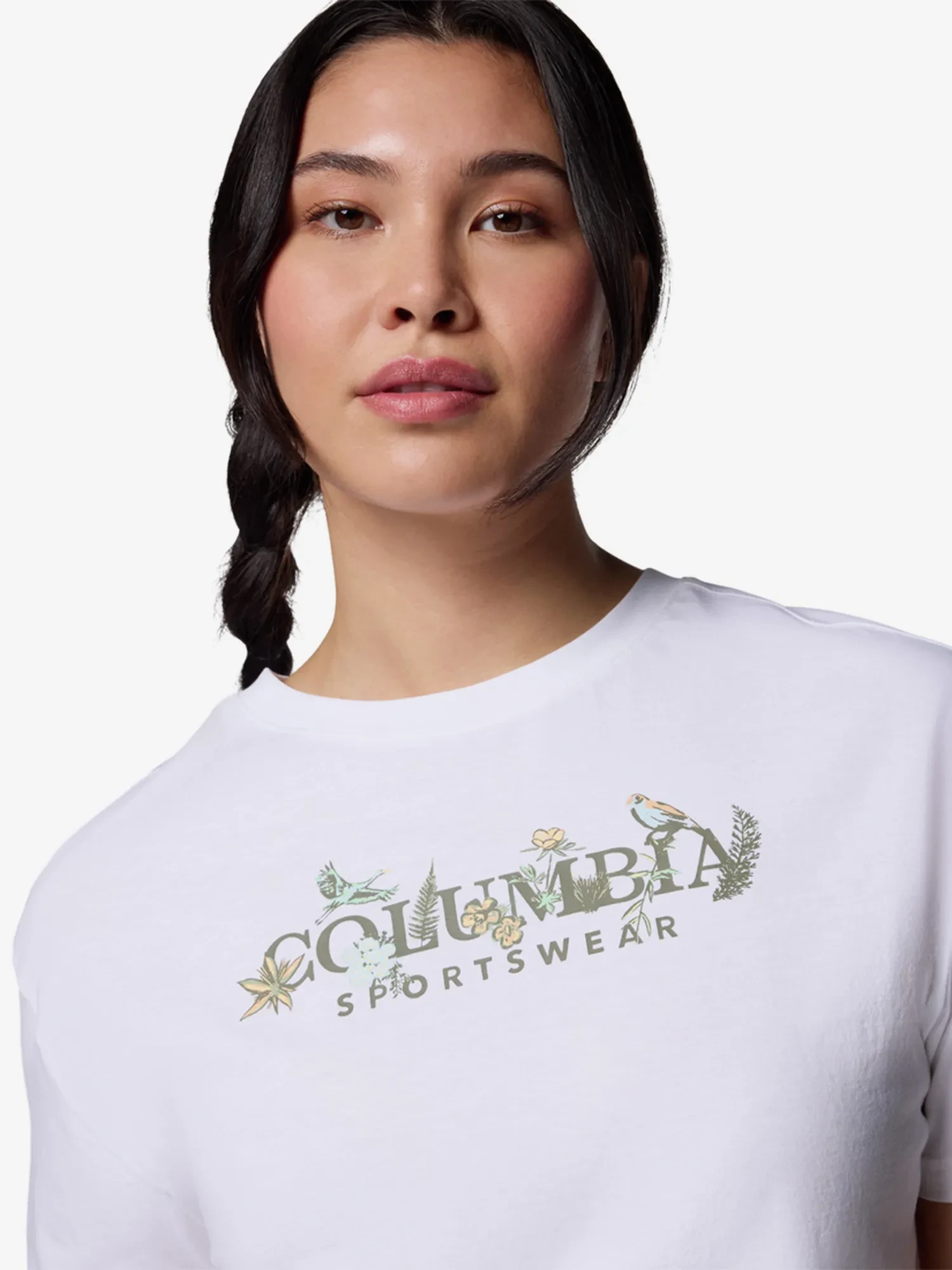 Футболка женская Columbia Rolling Bend Graphic Relaxed Crop Ss