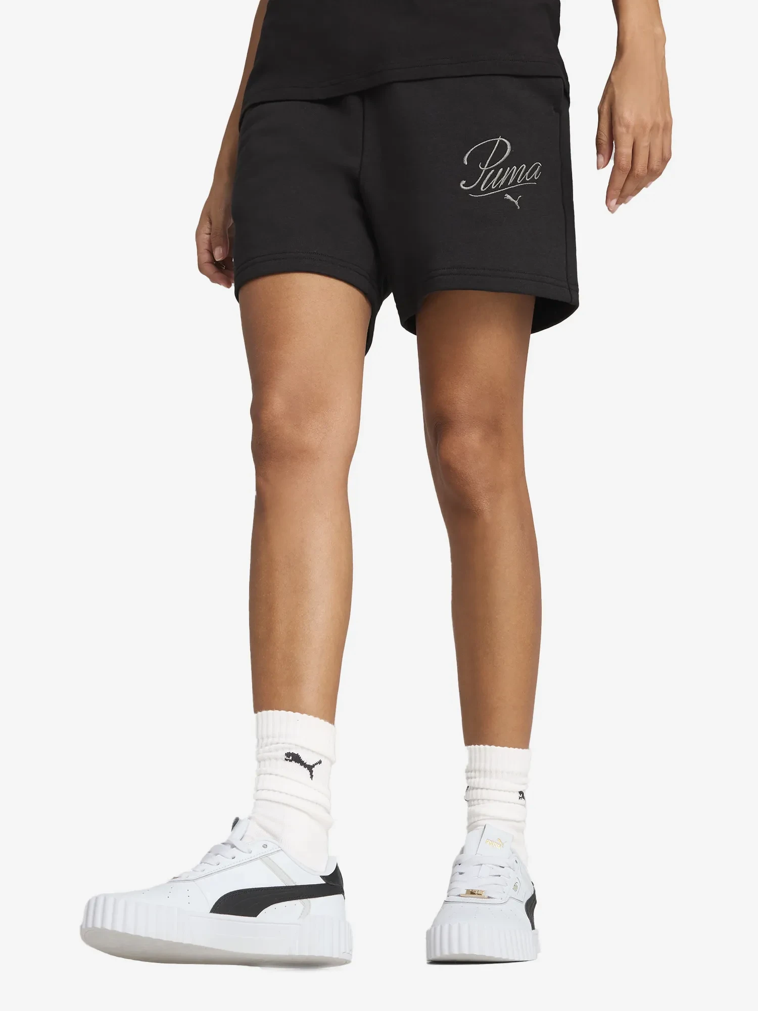 Шорты женские PUMA Ess Script High-Waist