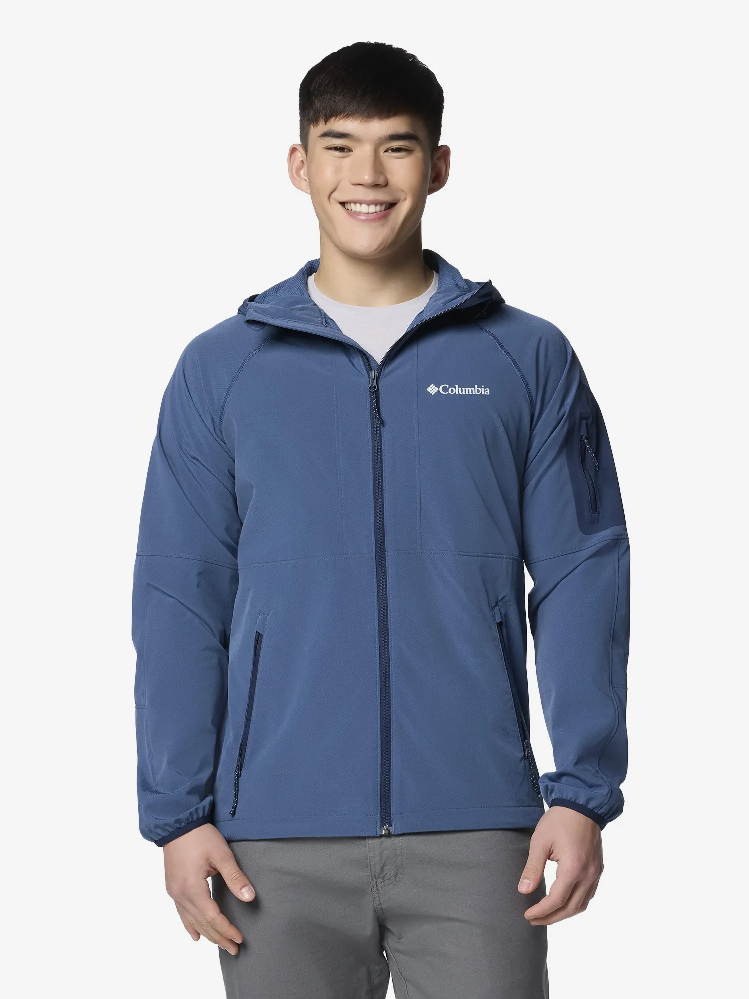 Куртка софтшелл мужская Columbia Tall Heights II Hooded Softshell