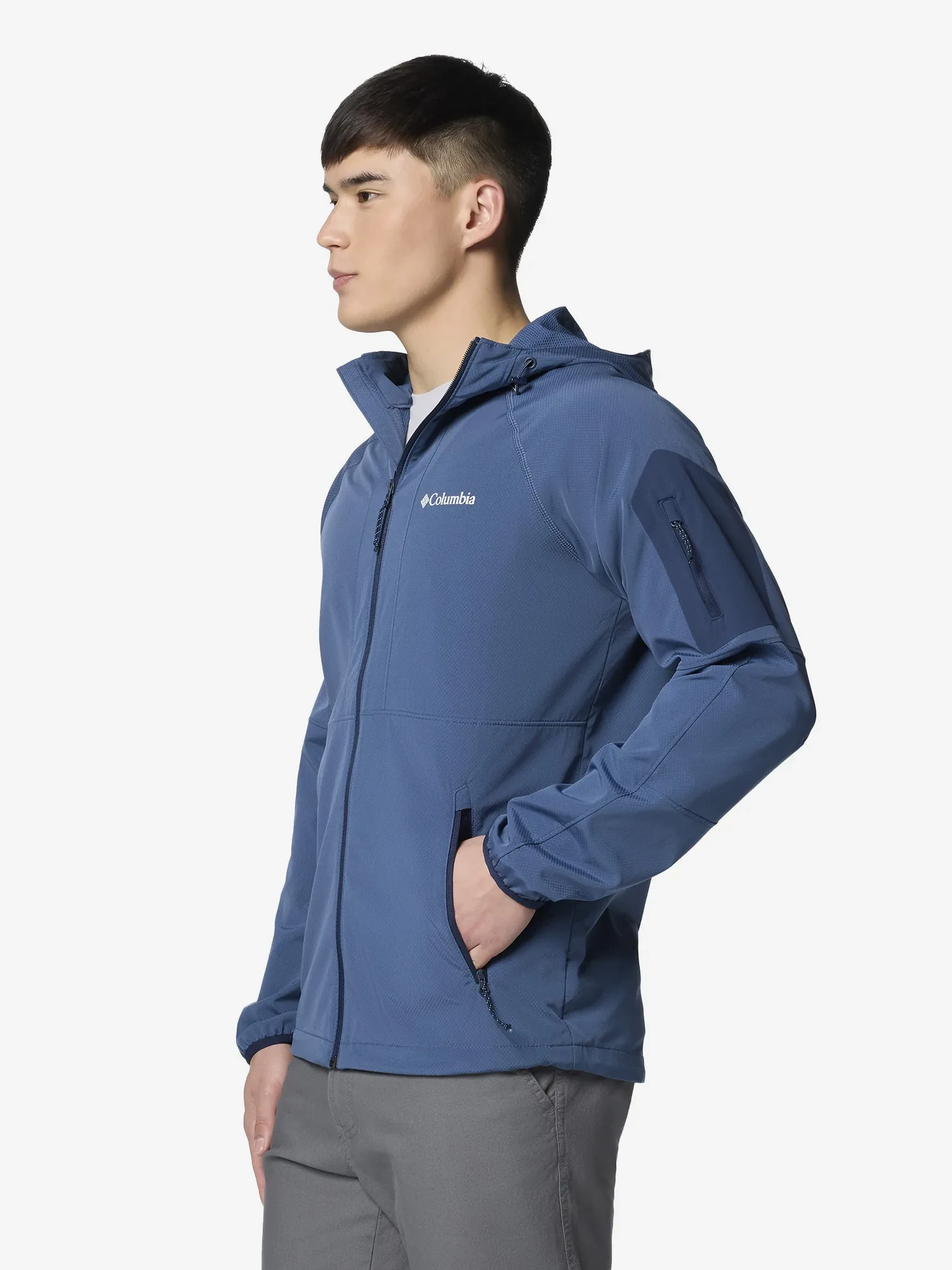 Куртка софтшелл мужская Columbia Tall Heights II Hooded Softshell