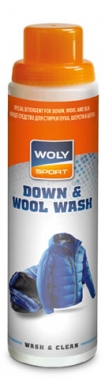 Засiб для прання виробiв з пуху, вовни i шовку Woly Sport Down & Wool Wash, 250 мл Купити в Athletics