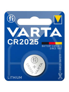Батарейка Varta CR 2025 BLI, 1 шт Купити в Athletics