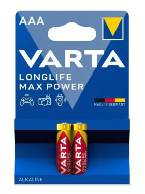 Батарейки Varta LONGLIFE MAX POWER AAA BLI, 2 шт Купить в Athletics