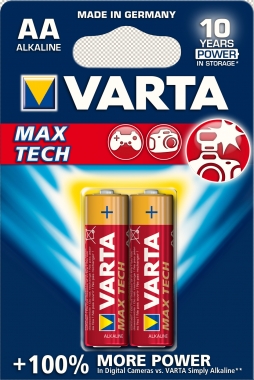 Батарейки Varta Mignon Max-Tech Spo Blister Купити в Athletics
