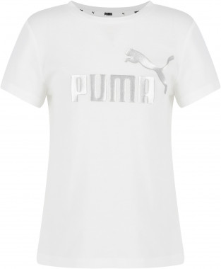 Футболка для девочек PUMA Ess+ Logo Купить в Athletics
