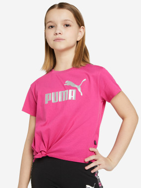 Футболка для дівчаток PUMA Ess+ Logo Купити в Athletics