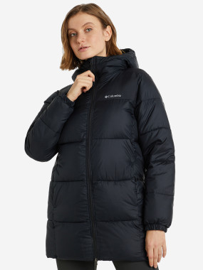 Куртка утепленная женская Columbia Puffect Mid Hooded Jacket Купить в Athletics