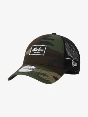 Бейсболка New Era Rubber Logo Trucker Купить в Athletics