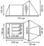Палатка 3-местная Nordway Himmel 3 - фото №5